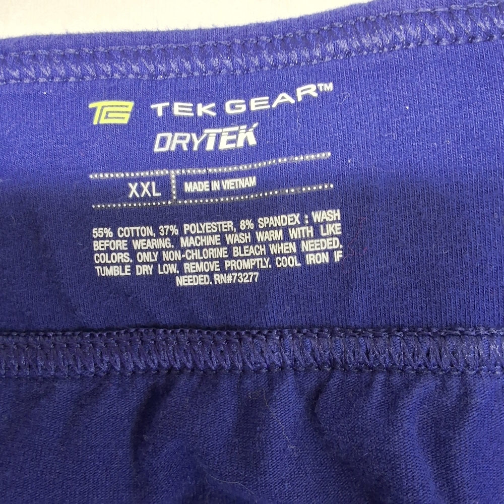 Tek Gear Dry Tek Women's Blue Elastic Waist Drawstring Long Skirt Plus Size XXL - Picture 7 of 7